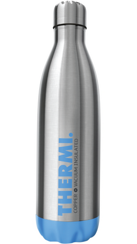 THERMI Double Wall Vacuum Insulated Stainless Steel Water Bottle 25oz (Frost Blue)